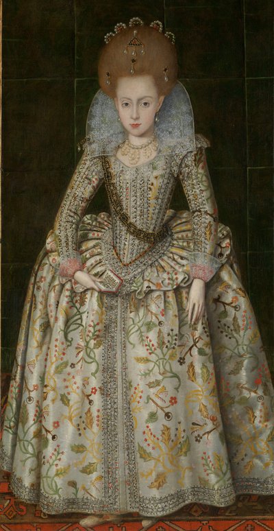 Prinzessin Elisabeth (1596–1662), spätere Königin von Böhmen, ca. 1606 von Robert Peake